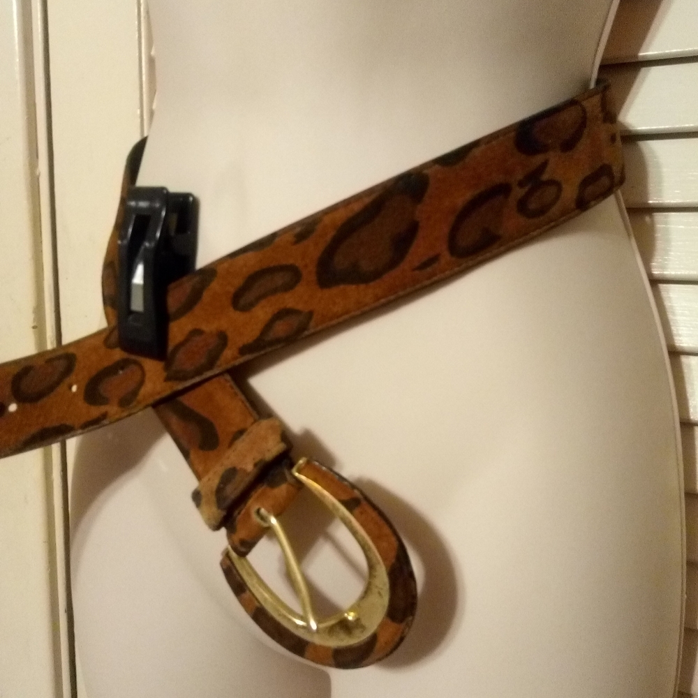 SIZE M/L ROC LEOPARD PRINT BELT - Picture 2 of 16